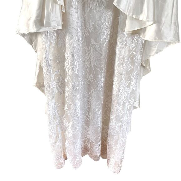 Roberta Of California Vintage 1980’s White Strapless Formal Dress - Picture 6 of 11